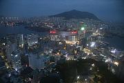 釜山塔上的夜景