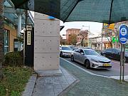 公交客運站外的計程車站