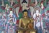 韓國.慶州:佛國寺.極樂殿 (金銅阿彌陀如來坐像) 按下放大