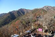 索道上站外遠眺毘盧峰一帶